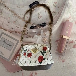 Baby phat rose crossbody purse